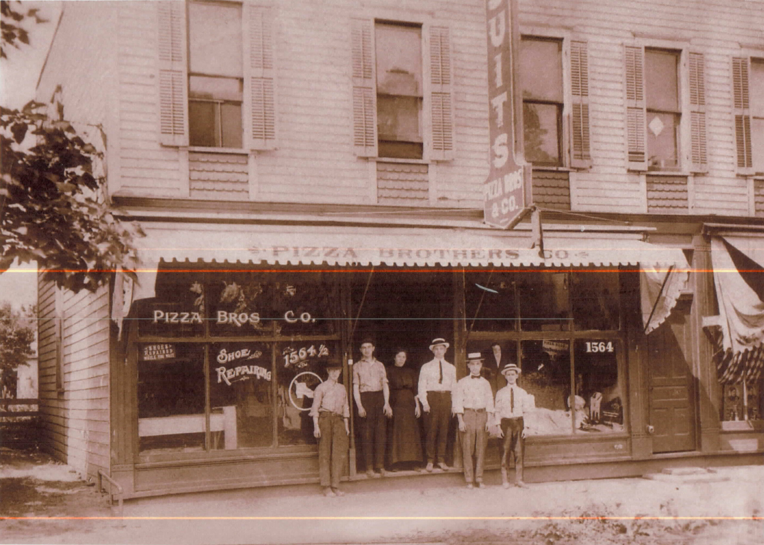 Pizza-Brothers-1913-Alex-Toby-Nana-Rocco-George-Ernest-Western-Avenue,-Toledo,-OH